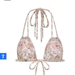 Montce Venecia Floral triangle top xs